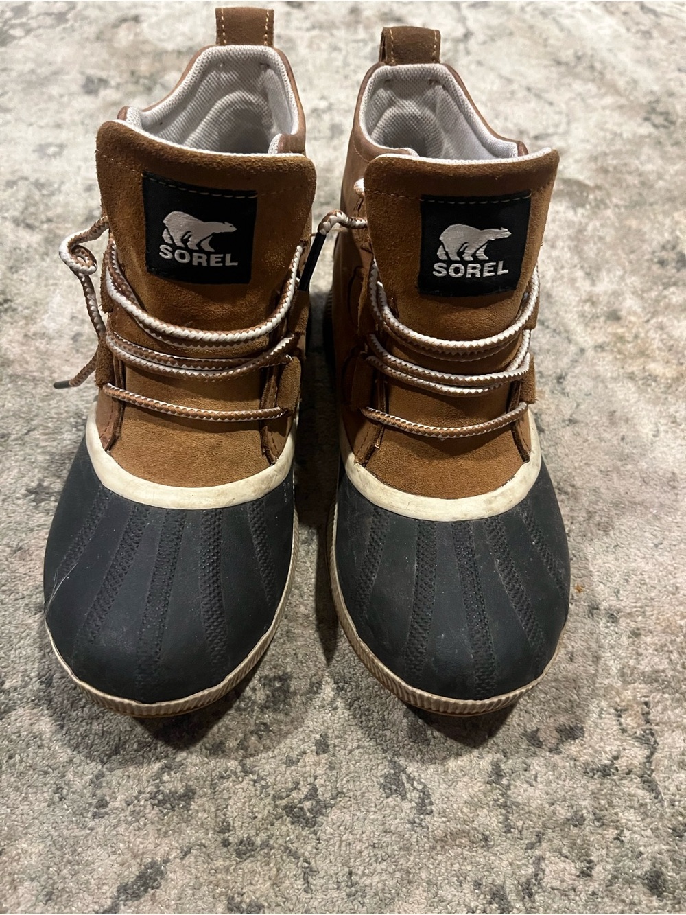 Sorel Brown and Black Women’s Duck Boot